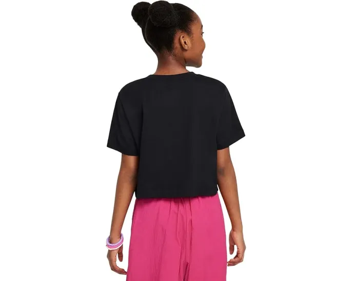 Детская футболка Nike Kids Cropped Futura T-Shirt из мягкого хлопка