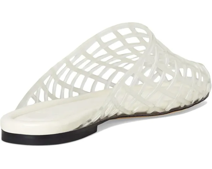 Сандалии-мюли Vince Barcelona из прозрачного материала на плоской подошве