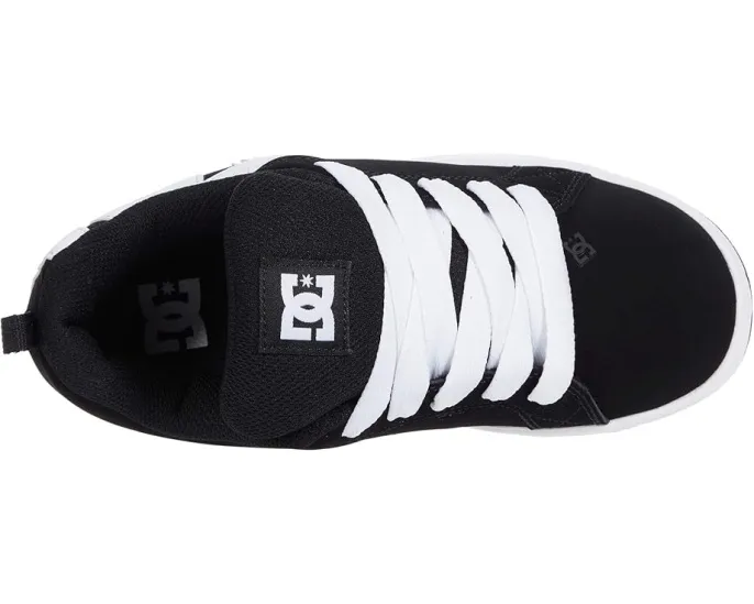 DC Kids Court Graffik детские скейтбордические кеды с вулканизированной подошвой