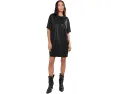 Мини-платье AllSaints Sparkle Tee Dress с блестками