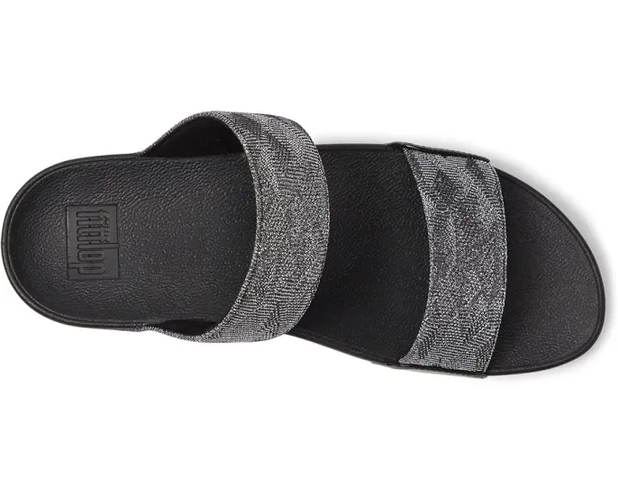 Сланцы FitFlop Lulu Glitz Slides с блестками и технологией Dynamicush