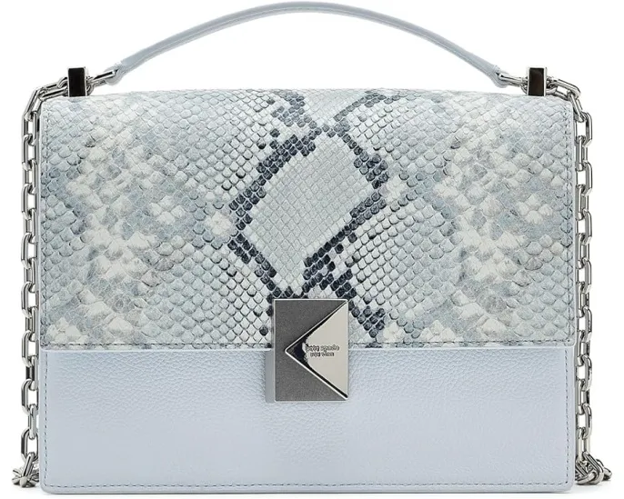 Сумка через плечо Deco Snake Embossed Mixed Material Chain с цепочкой от Kate Spade New York