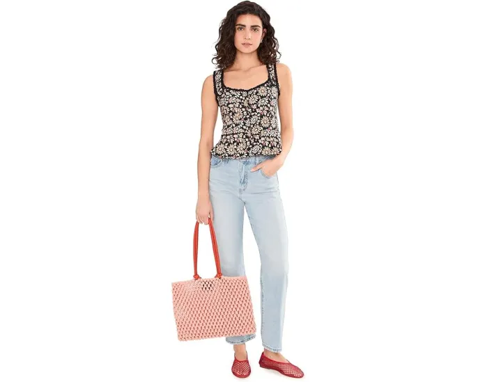 Топ-корсет Bridgette от Free People с квадратным вырезом и цветочным принтом