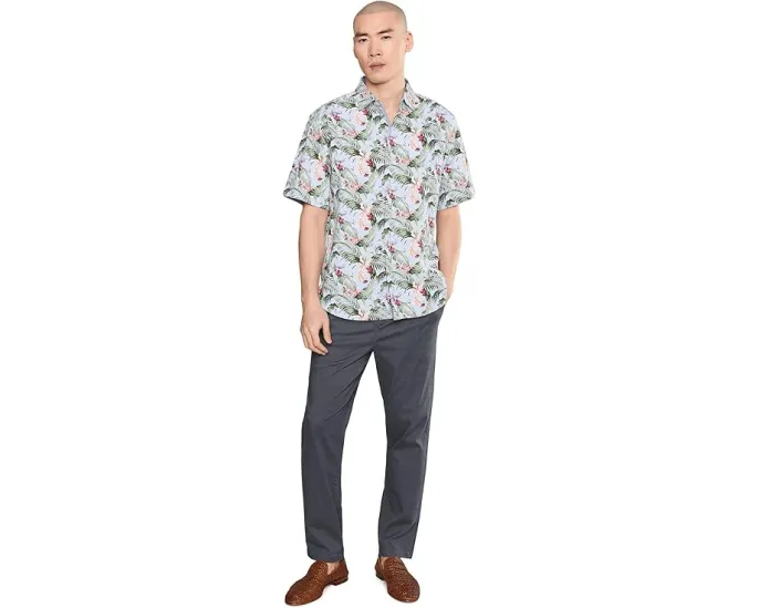 Рубашка Tommy Bahama Nova Wave Blue Sky Vines с принтом