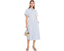 Полосатое платье-рубашка A-силуэта Lauren Ralph Lauren