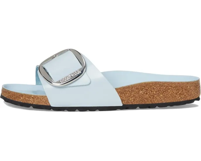 Сандалии Birkenstock Madrid Big Buckle с открытым носком и пробковой стелькой