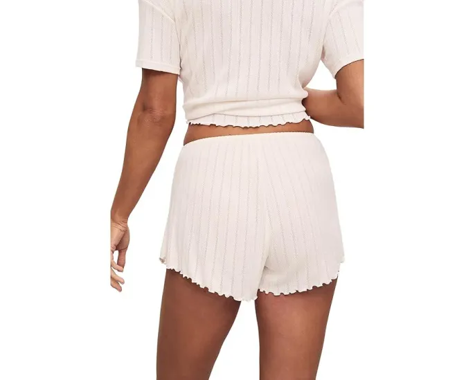 Шорты Pointelle с ажурным узором от Eberjey