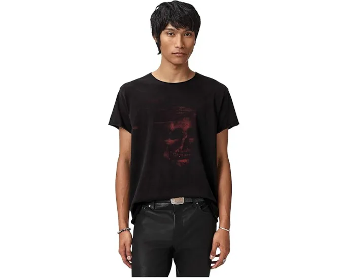 Футболка Skull Sculpture Tee из органического хлопка John Varvatos