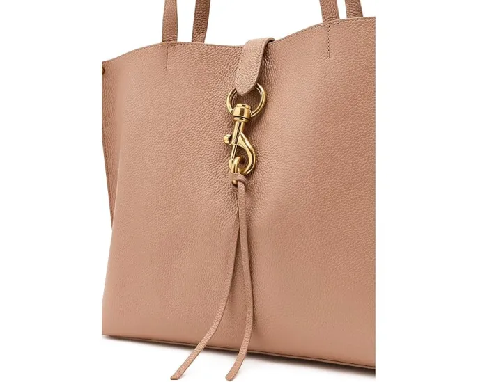 Вместительная сумка тоут Megan из натуральной кожи с магнитной застежкой Rebecca Minkoff