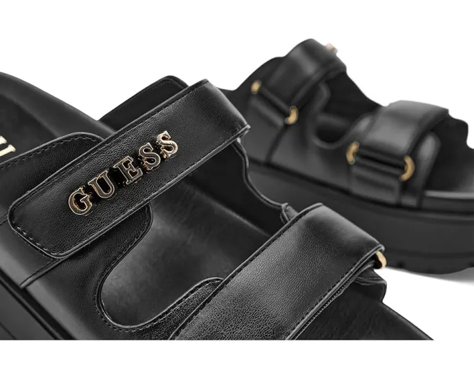 Сандалии GUESS Faxon на платформе с регулируемыми ремешками