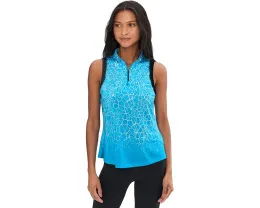 Безрукавное поло Jamie Sadock с принтом Gator из ткани Cooltrex