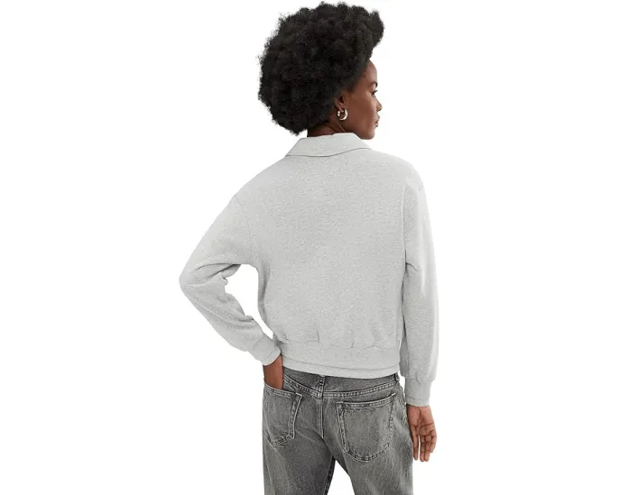 Свитшот AG Jeans Carol с воротником джонни из шерпы