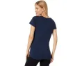 Футболка L.L.Bean Soft Stretch Supima с круглым вырезом и коротким рукавом из хлопка