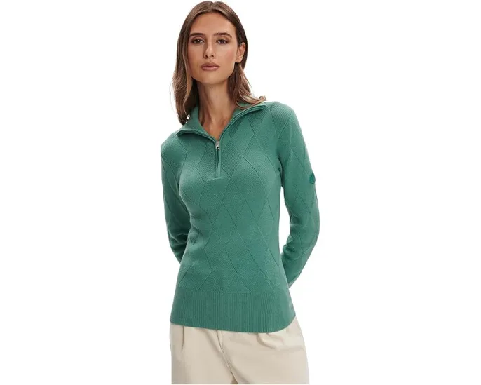 Свитер Varley Lawson с полузастежкой молнией и воротником