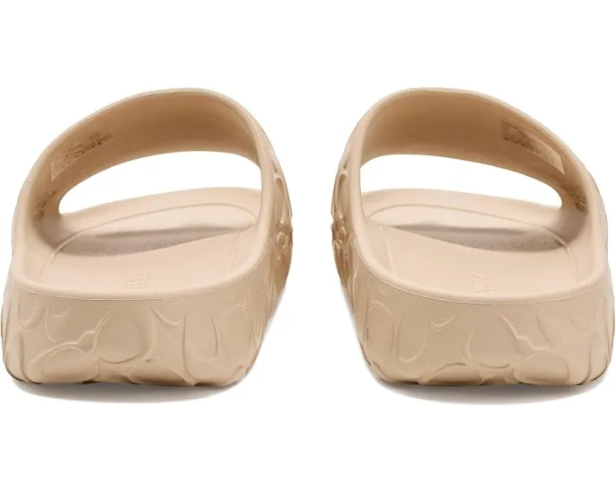 Сланцы COACH Bay из EVA с широким ремешком и круглым носком