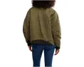 Куртка Jax Washed Bomber от Free People оливкового цвета