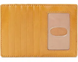 HOBO Euro Slide кожаный кошелек для кредитных карт с окошком для удостоверения