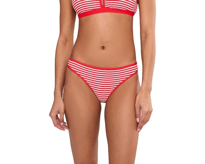 Шорты низкой посадки Seafolly Club House Hipster с контрастной окантовкой