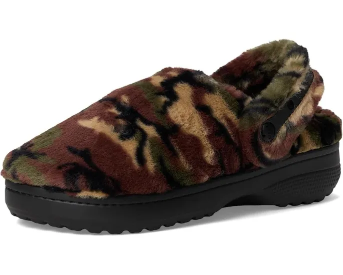 Кроксы Crocs Classic Unfurgettable с искусственным мехом и уютной стелькой