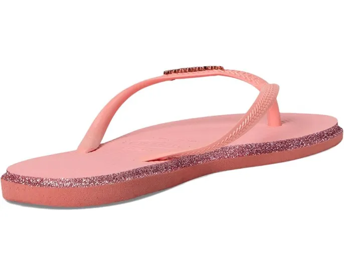 Босоножки Havaianas Slim Point с блестками и заостренным носком