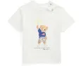 Polo Ralph Lauren Футболка Polo Bear из хлопкового джерси для малышей белая с мишкой