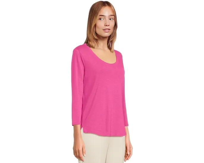 Tommy Bahama Ashby Isles Rib топ с круглым вырезом и 3/4 рукава