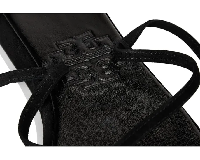 Tory Burch Сандалии Capri Wrap Up с мягкой замшей и регулируемыми ремешками