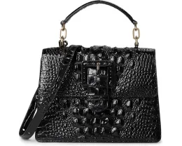 Сумка кроссбоди Brahmin Melbourne Small Hallie из кожи с откидным клапаном
