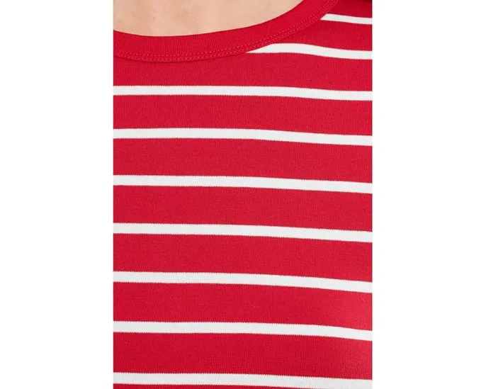Madewell футболка Crew Neck 90s Tee в красную полоску