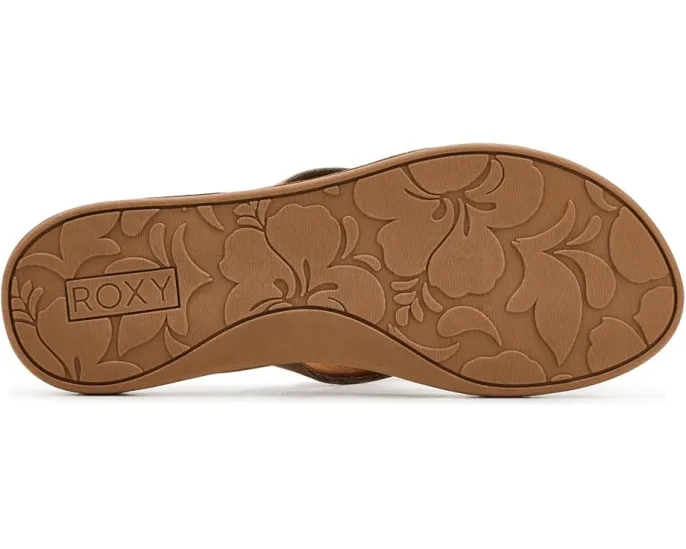 Шлепанцы Roxy Vickie с контурной стелькой и поддержкой свода стопы