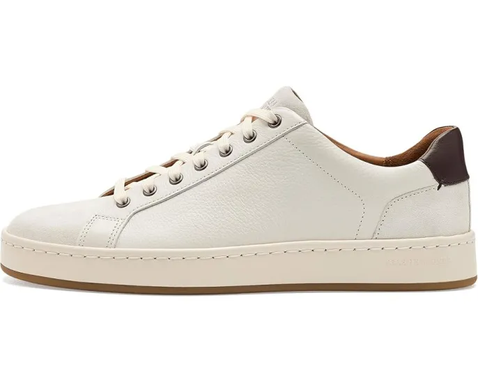 Кроссовки Barnes 2 на шнуровке от Allen Edmonds белая кожа