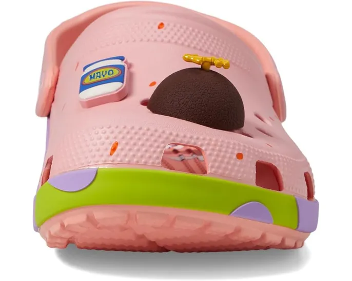 Кроксы Crocs Spongebob Squarepants Classic Clog с ремешком на пятке