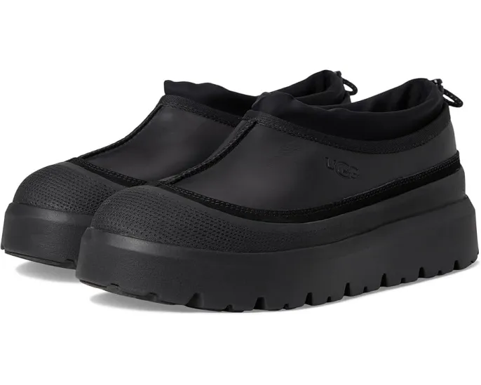 Тапочки UGG Tasman Weather Hybrid с водонепроницаемым верхом и подкладкой из переработанной шерсти