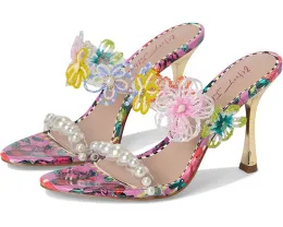 Туфли-мюли Blue by Betsey Johnson Goldiee на шпильке с цветочным декором