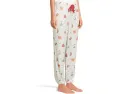 Пижамные штаны P.J. Salvage Feline Festive с манжетами и принтом