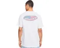 Классическая футболка Vineyard Vines с логотипом USA Surf