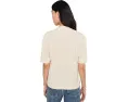Футболка Varley Kasey Mock Placket Rib Tee с имитацией планки