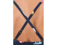 Цельный купальник Seafolly BeachClub с глубоким V-вырезом и съемными чашками