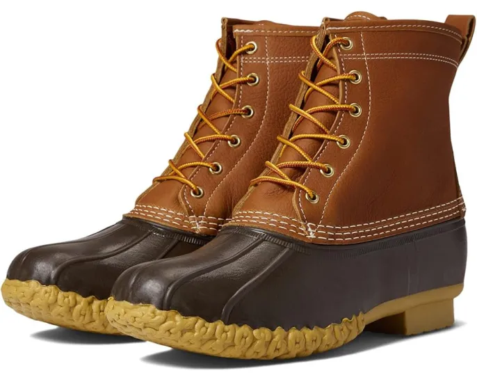 L.L.Bean Ботинки Bean Boots 8 дюймов с подкладкой из фланели и PrimaLoft