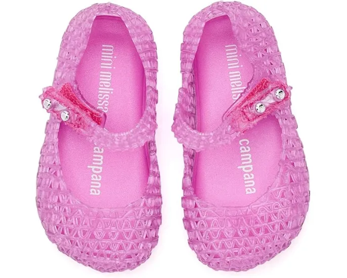 Обувь Mini Melissa Mini Campana Papel BB для малышей с ремешком на липучке