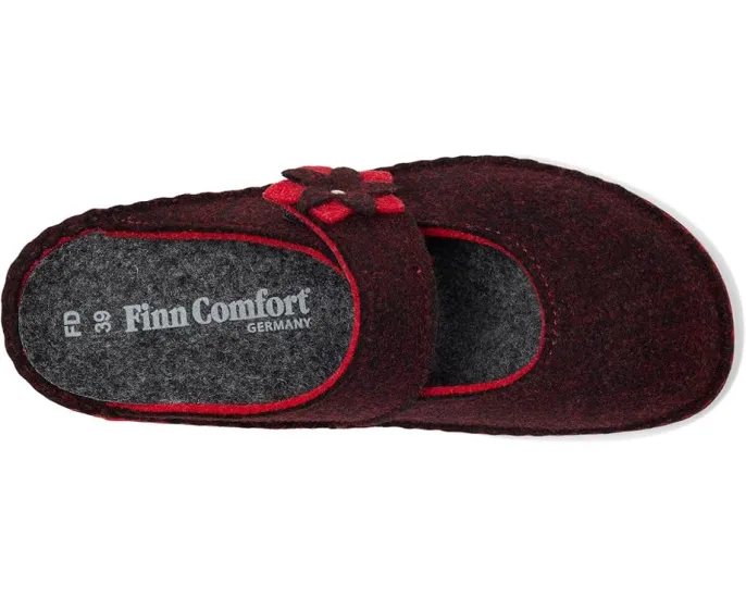 Клоги Finn Comfort Arlberg Barolo Doublefilz из шерсти с пробковой стелькой
