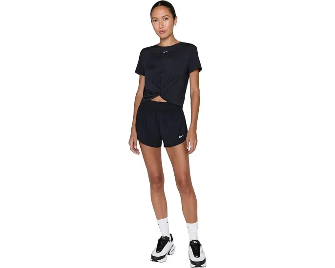 Шорты Nike One Dri-FIT с завышенной талией Black