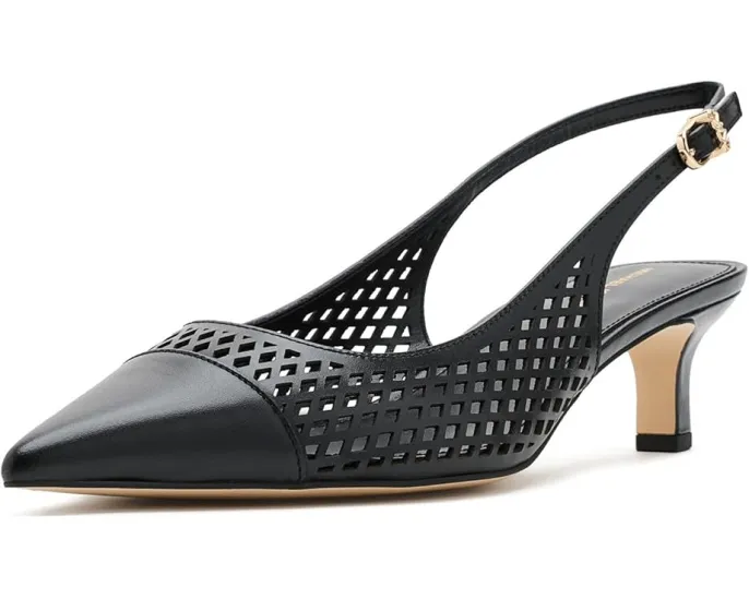 Туфли MICHAEL Michael Kors Amara Toe Cap Sling Pumps с мыском и киттеном