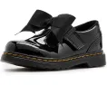 Детские туфли Dr. Martens Polley II Bow YS с бантом и застежкой на липучке