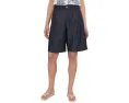 Джинсовые шорты NYDJ Gwen Relaxed Bermuda Denim в темном индиго
