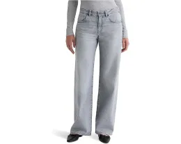 Джинсы AG Jeans Adria с низкой посадкой и широкими штанинами в светлой стирке