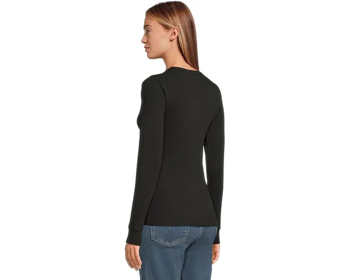 Лонгслив Lilla P с рубчиком и узелковой пряжей в облегающем крое