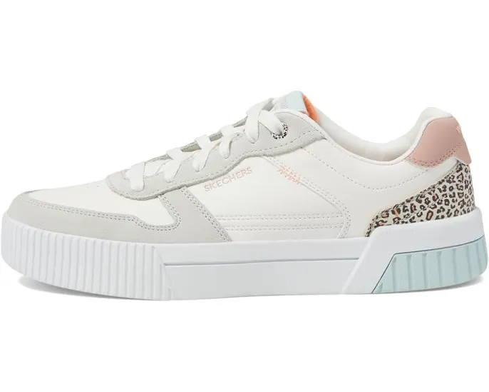 Кроссовки Skechers Court Classics Jade Feline Instinct с леопардовым принтом