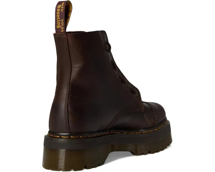 Ботинки Dr. Martens Sinclair Leather Platform на платформе с молнией спереди