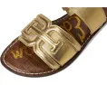 Сандалии Sam Edelman Gabi с двумя ремешками из кожи и логотипом